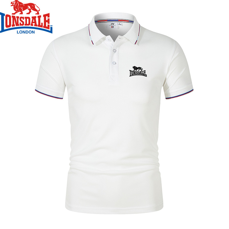 Shirt Camp Collar - LONSDALE Polo imprimé respirant pour homme,