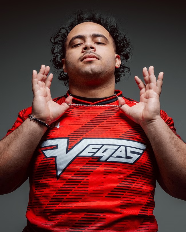 Shirt Camp Collar - Nouveau Maillot Esports 2026 Vegas Rouge
