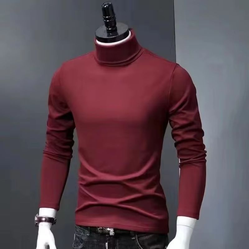 Shirt Camp Collar - Basique fond plaine T-shirt mode hommes