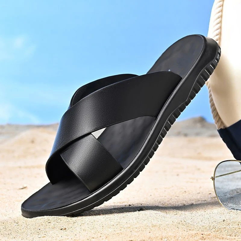 XIHAHA haute qualité grande ta - Flip Flop Leather Men avis et prix