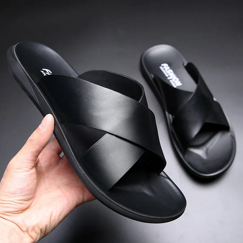 XIHAHA haute qualité grande ta - Flip Flop Leather Men avis et prix