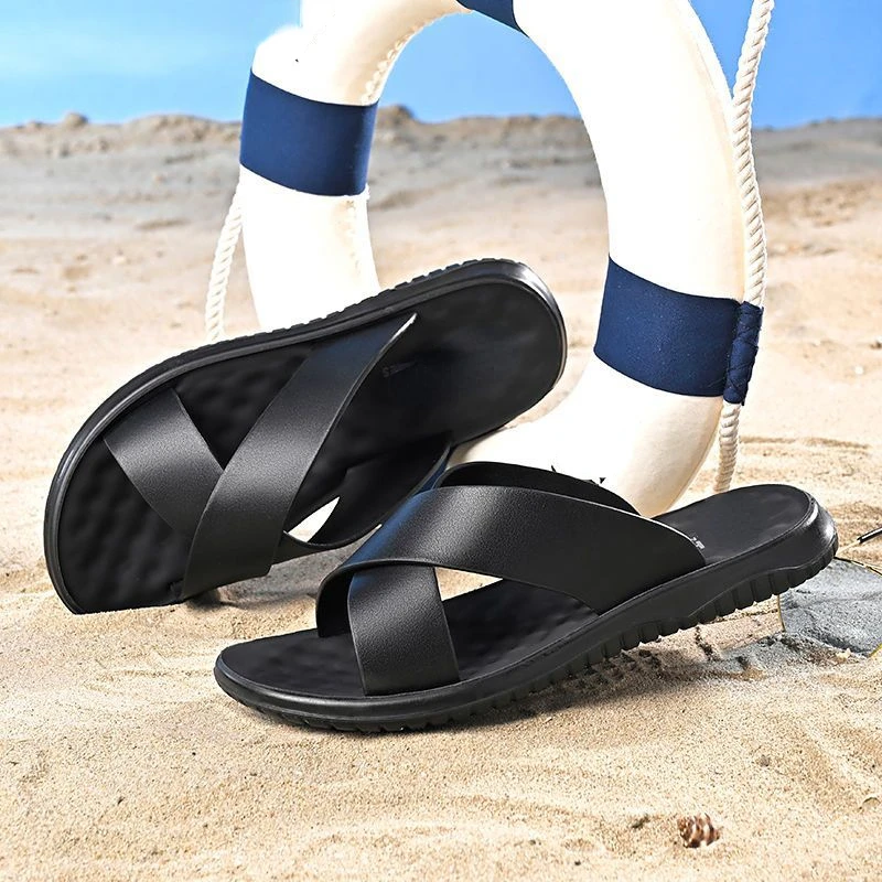 XIHAHA haute qualité grande ta - Flip Flop Leather Men avis et prix