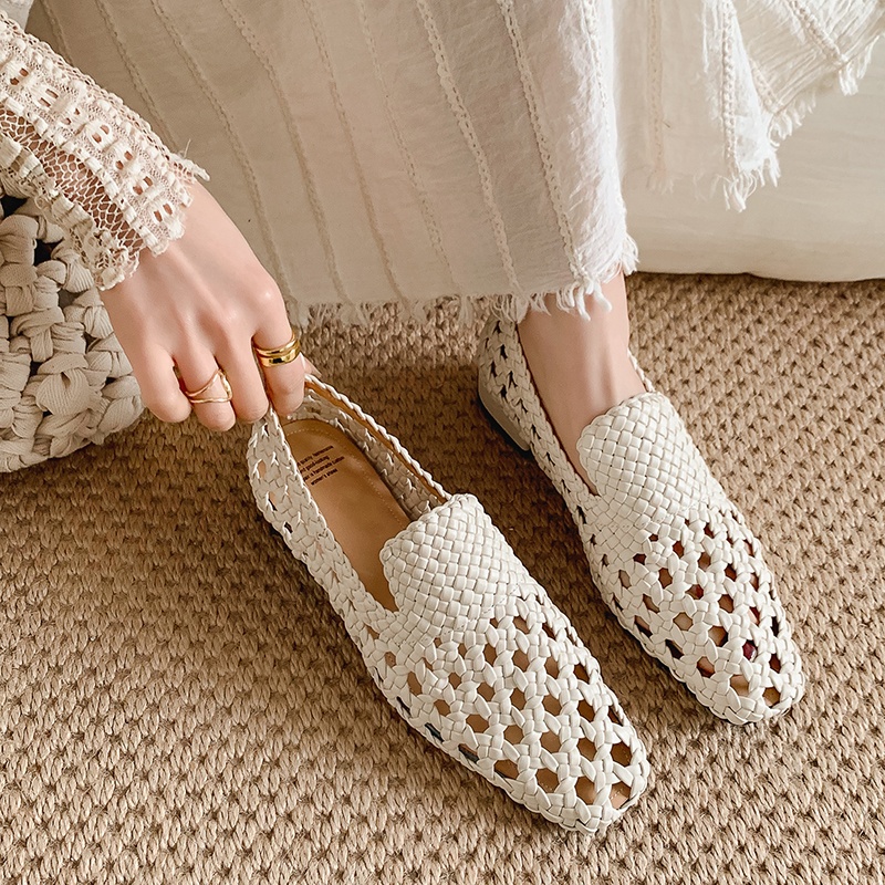 Sandales tressées en cuir véri - Casual Sandal Leather avis et prix