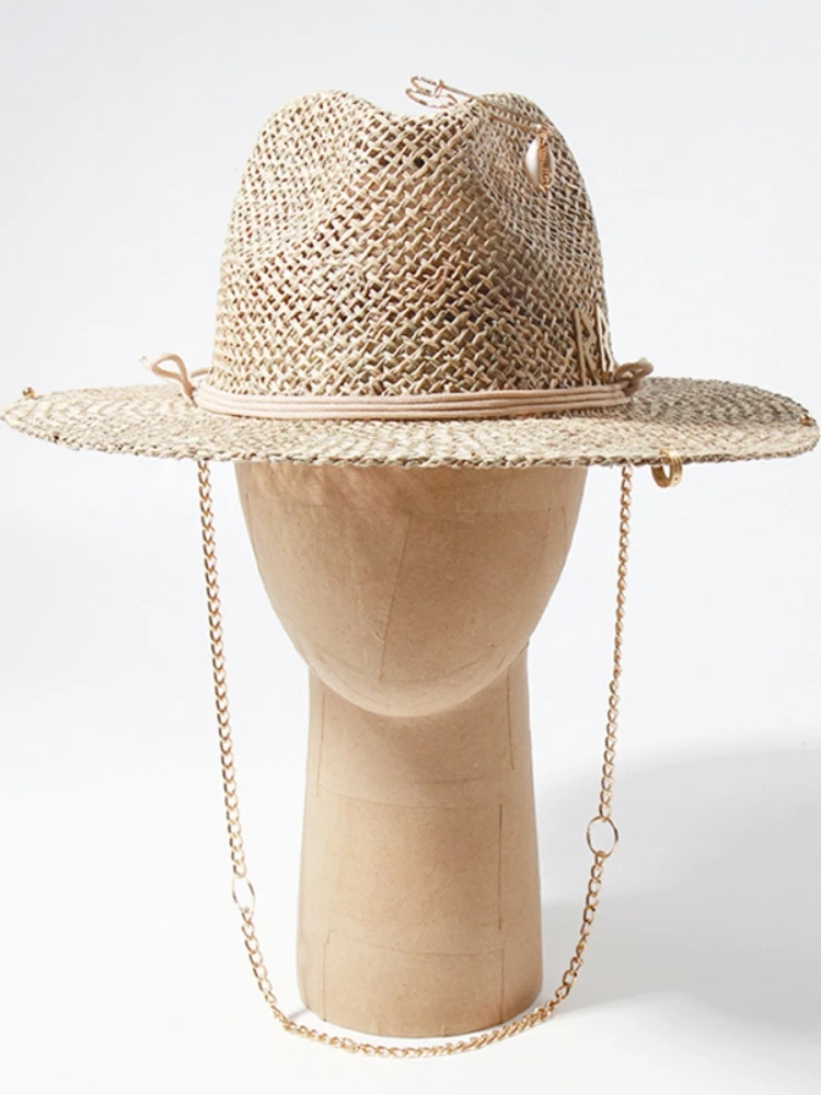 Chapeau de soleil en paille Pa - Bucket Hat Straw avis et prix